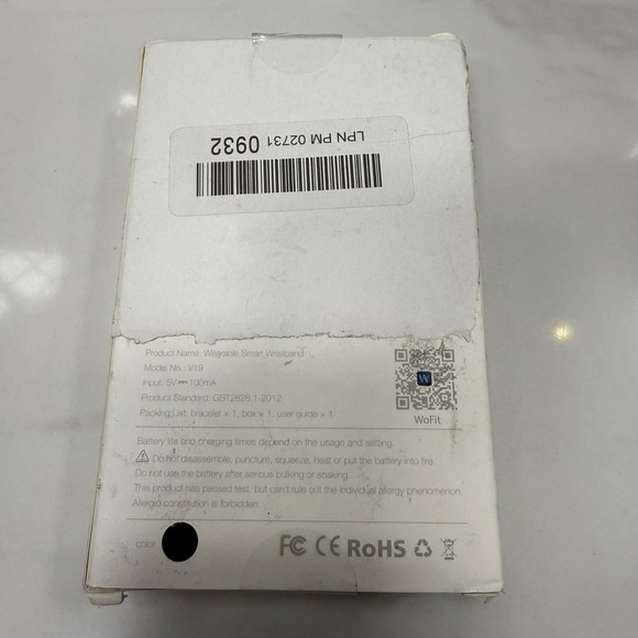 V19 Smartwatch ECG Infrared Heart Rate SPO2 Monitor Fitness Tracker Wristband - Picture 2 of 3